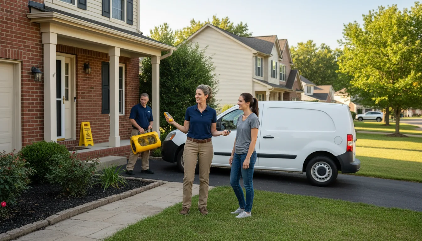 Water restoration image for Water Damage & Restoration Services in Clarion, IA